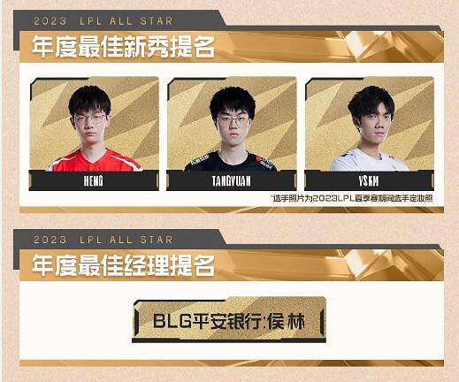 《英雄聯盟》2023年度頒獎盛典獎項提名名單一覽 《英雄聯盟》2023年度頒獎盛典獎項提名名單一覽