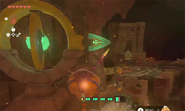 《塞爾達傳說：王國之淚》火之神殿改變軌道方法