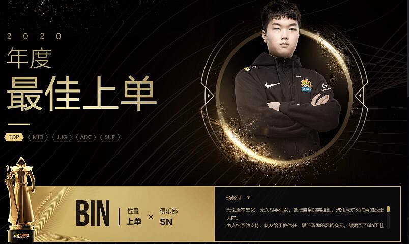 《英雄聯盟》2023lpl年度最佳上單介紹
