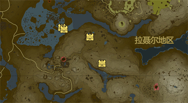 《塞爾達傳說：王國之淚》藍鬃白銀人馬位置