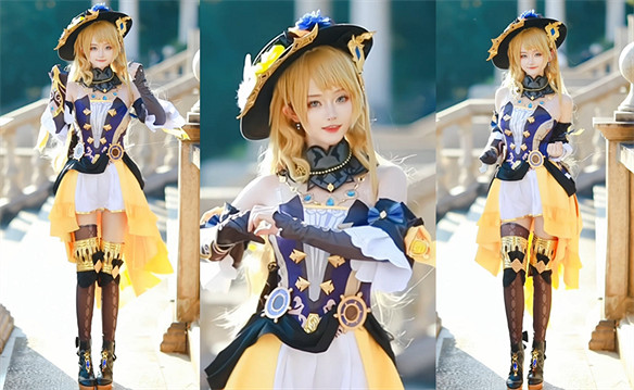 原神新角色娜維婭傷害隨便上十萬，對單她無敵