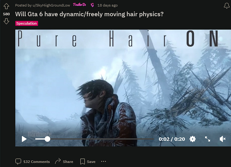 男人怎能沒有胸毛?粉絲開始研究GTA6男主細緻的胸毛 男人怎能沒有胸毛?粉絲開始研究GTA6男主細緻的胸毛