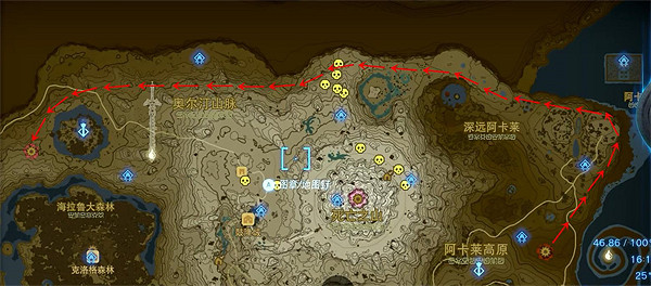 《塞爾達傳說:王國之淚》元素龍位置介紹 《塞爾達傳說:王國之淚》元素龍位置介紹