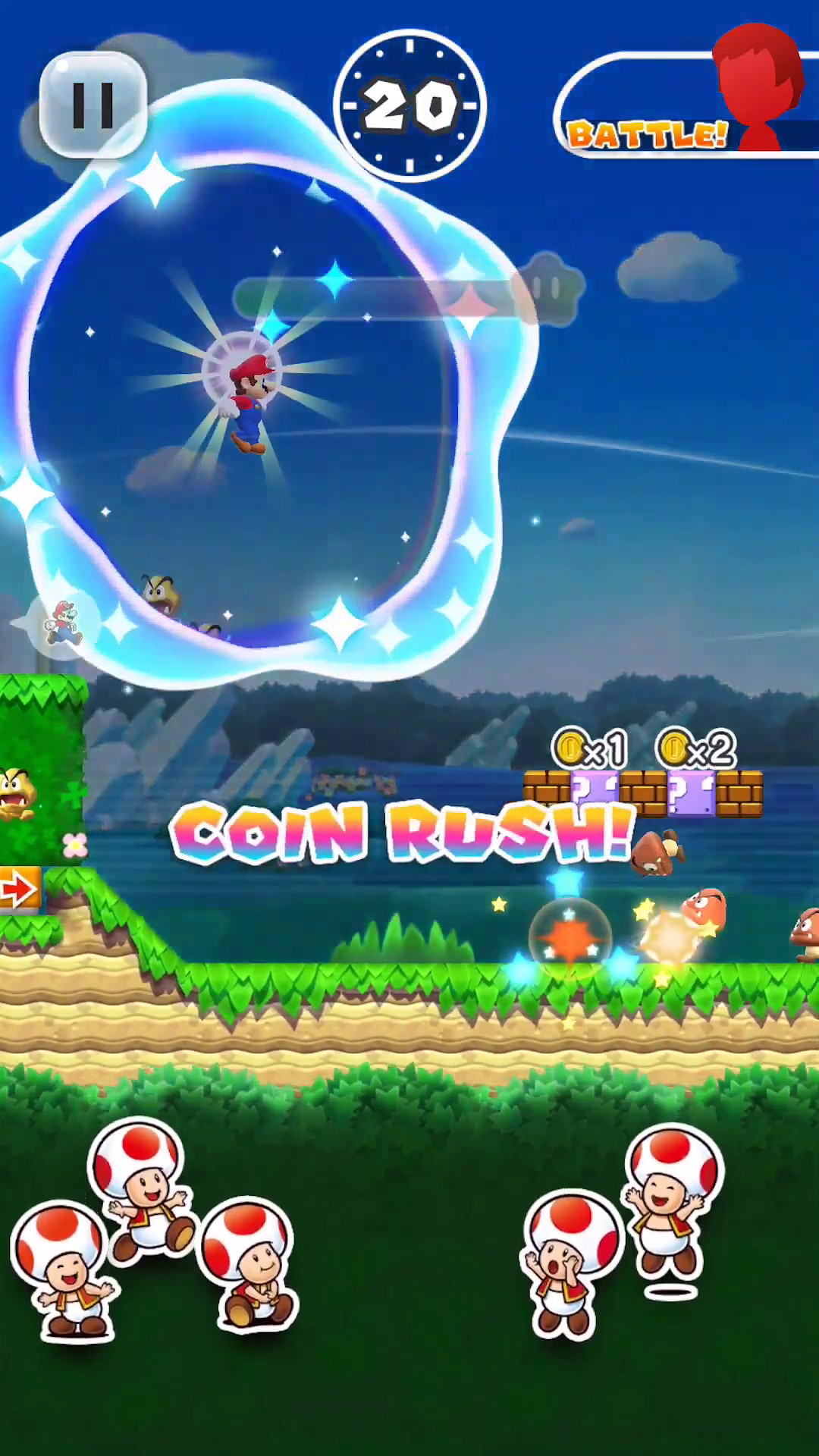 移動遊戲《超級瑪利歐跑酷》開啟《超級瑪利歐兄弟：驚奇》限時關卡