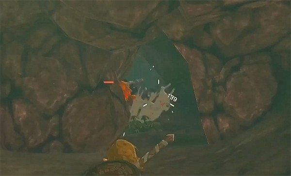 《塞爾達傳說：王國之淚》山洞猴子尋找方法