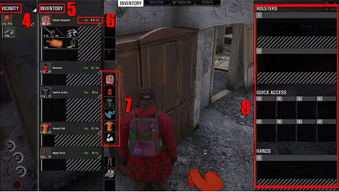 《人渣》遊戲背包介面介紹