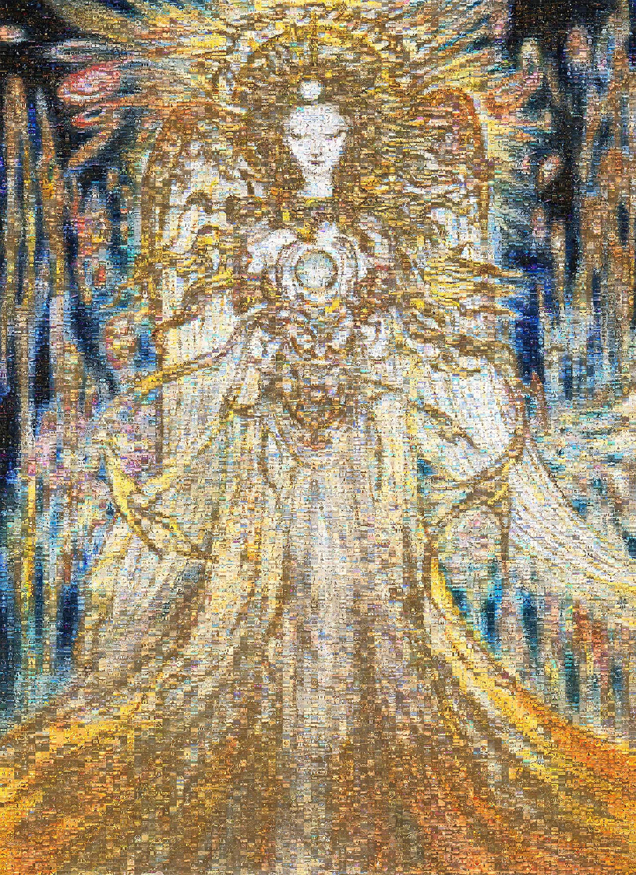 《FF14》十周年紀念 玩家截圖組成天野喜孝概念圖！