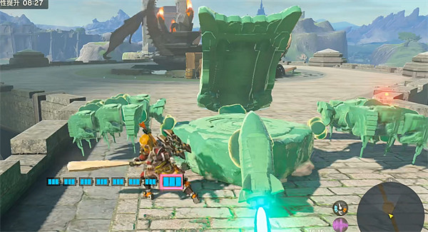 《塞爾達傳說：王國之淚》機器人怎麽打三頭龍介紹