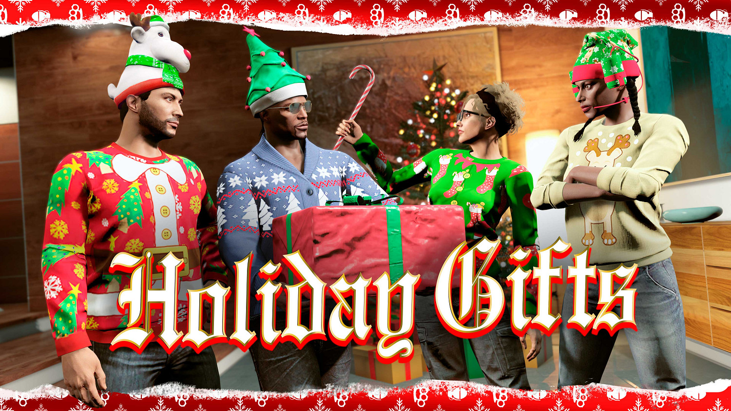 《GTA Online》展開聖誕節慶祝活動：暢玩全新打雪仗