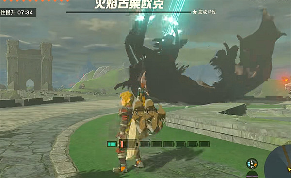 《塞爾達傳說：王國之淚》機器人怎麽打三頭龍介紹