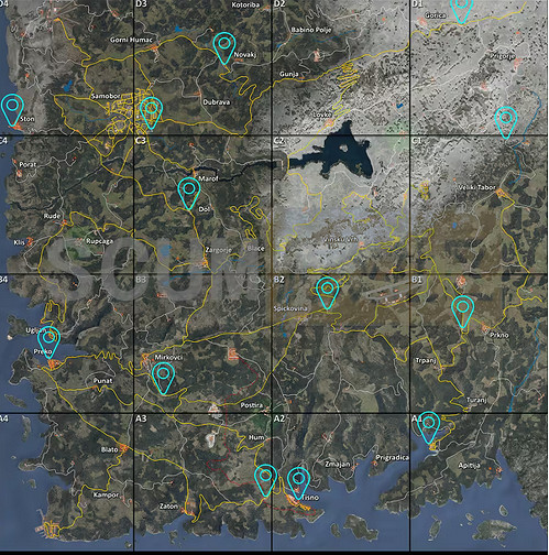 《人渣》加油站分布位置一覽