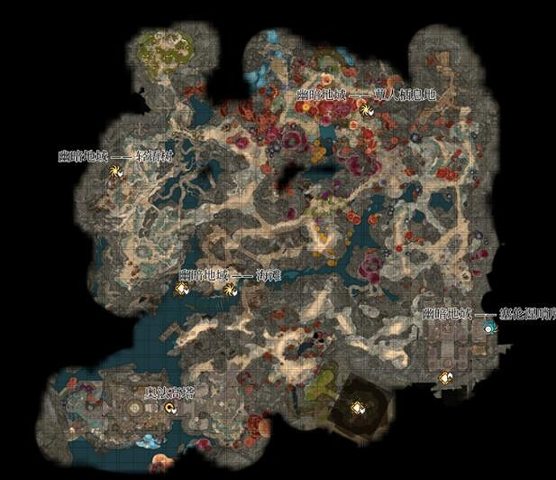 《柏德之門3》地圖範圍介紹 《柏德之門3》地圖範圍介紹