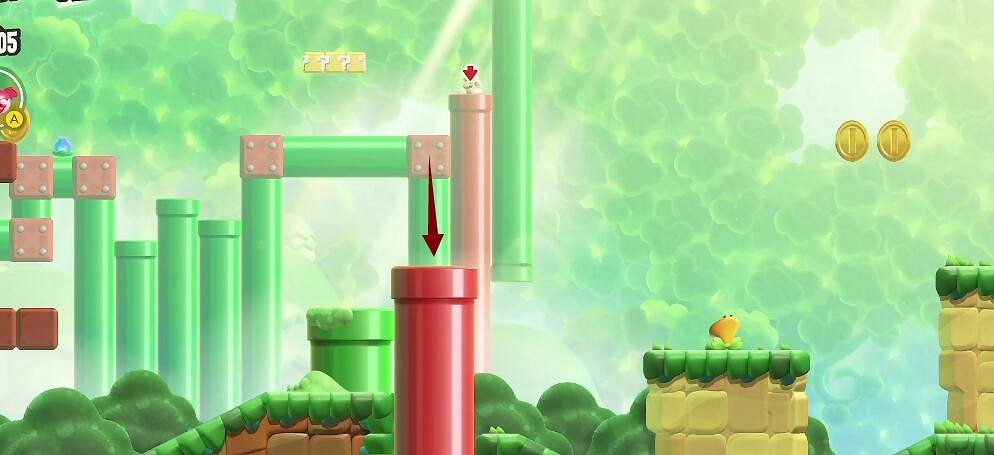 《超級瑪利歐驚奇》吞食花進行曲隱藏收集位置