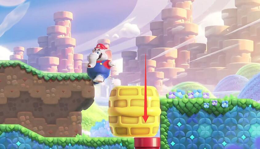《超級瑪利歐驚奇》奔馳山丘隱藏收集位置