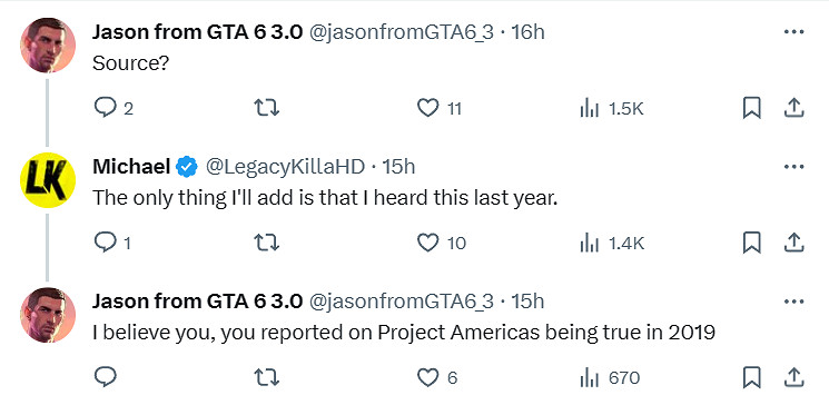 傳聞：《GTA6》主線時長為35~40小時！不及《大鏢客2》