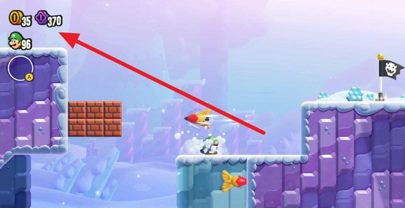 《超級瑪利歐驚奇》飛過來了紫幣全收集