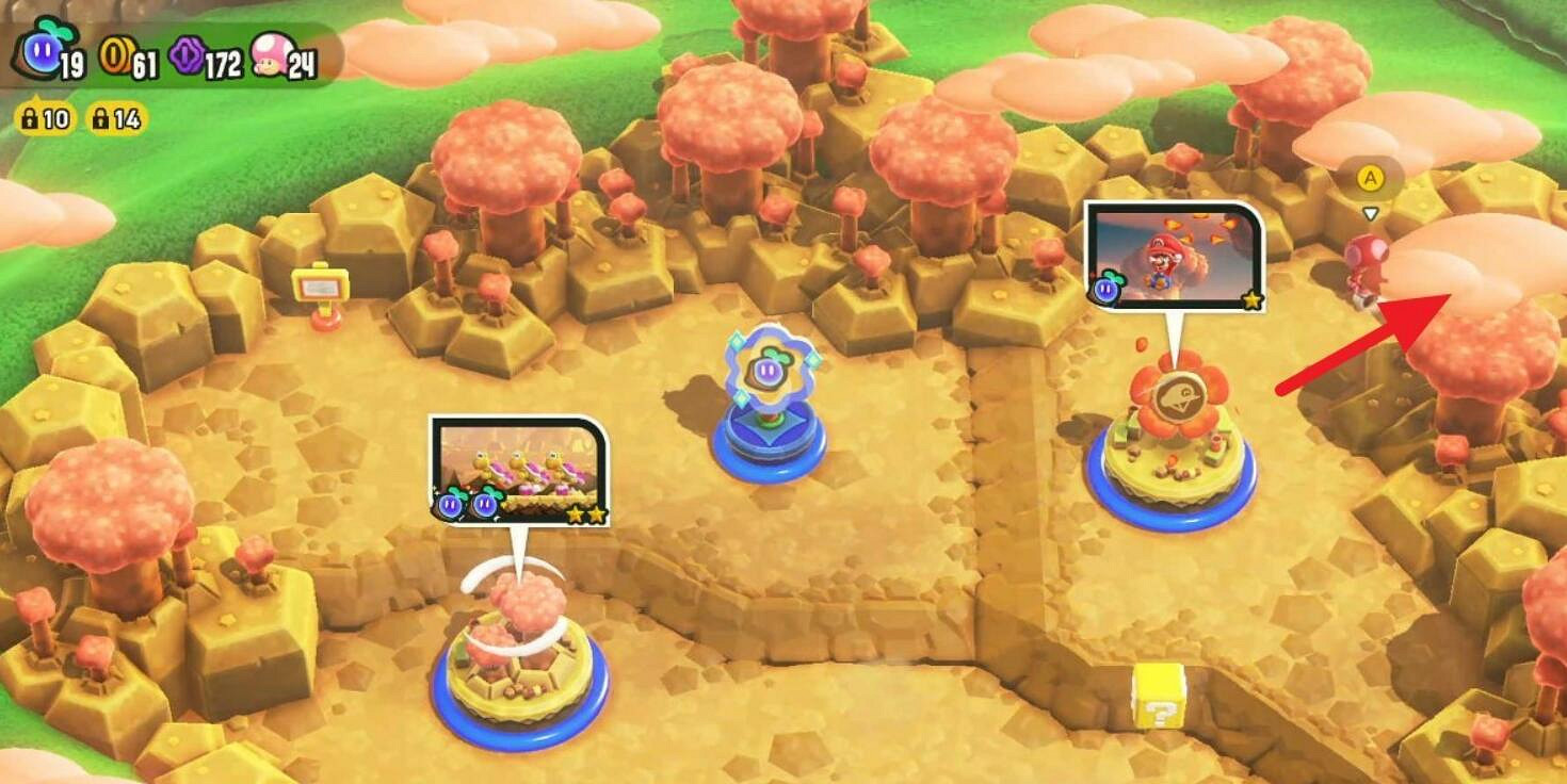 《超級瑪利歐驚奇》奇諾比奧位置介紹 《超級瑪利歐驚奇》奇諾比奧位置介紹