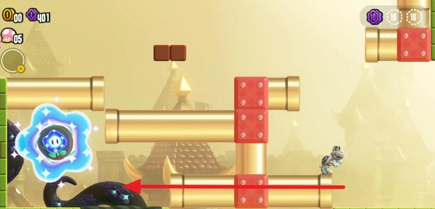 《超級瑪利歐驚奇》神殿驚奇世界進入方法 《超級瑪利歐驚奇》神殿驚奇世界進入方法