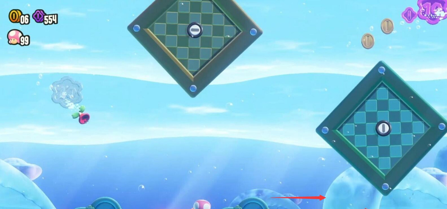 《超級瑪利歐驚奇》海豚踢Lv.1關鍵路線選擇 《超級瑪利歐驚奇》海豚踢Lv.1關鍵路線選擇