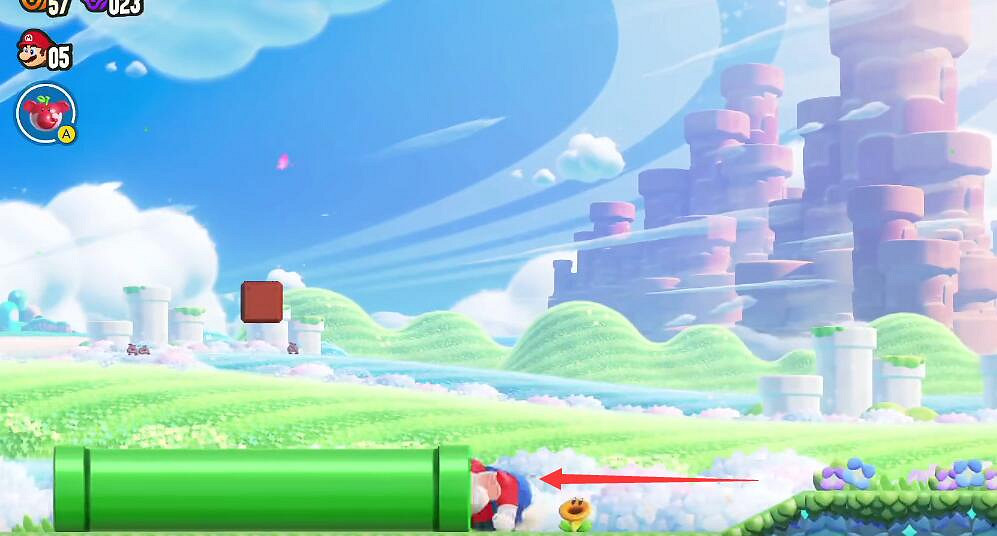 《超級瑪利歐驚奇》起始花田隱藏收集位置 《超級瑪利歐驚奇》起始花田隱藏收集位置