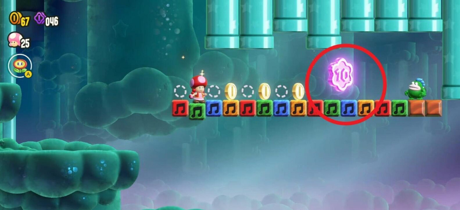 《超級瑪利歐驚奇》森林沼澤全紫幣收集 《超級瑪利歐驚奇》森林沼澤全紫幣收集