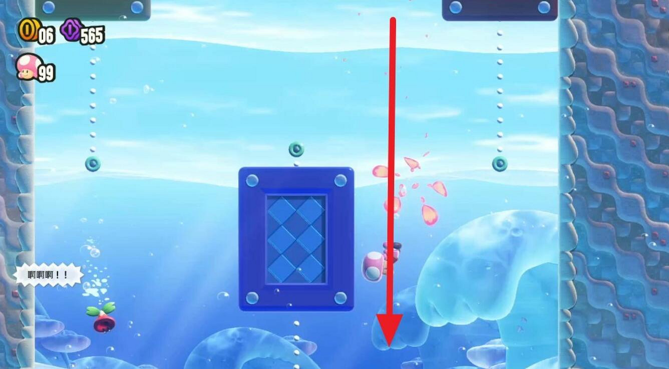 《超級瑪利歐驚奇》海豚踢Lv.1關鍵路線選擇 《超級瑪利歐驚奇》海豚踢Lv.1關鍵路線選擇