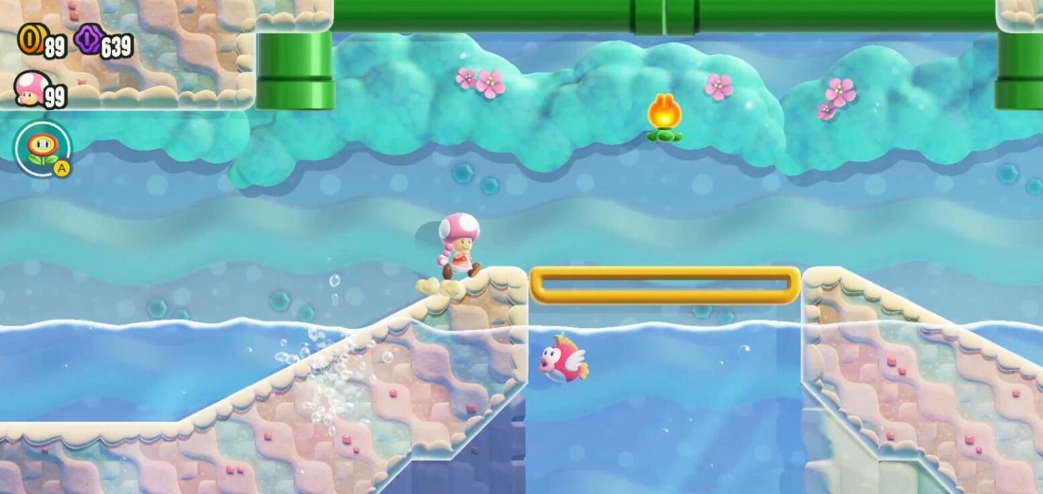 《超級瑪利歐驚奇》海岸洞窟全紫幣收集 《超級瑪利歐驚奇》海岸洞窟全紫幣收集