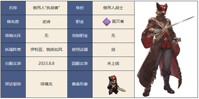 鈴蘭之劍為這和平的世界倒吊人執劍者角色介紹 鈴蘭之劍為這和平的世界倒吊人執劍者角色介紹