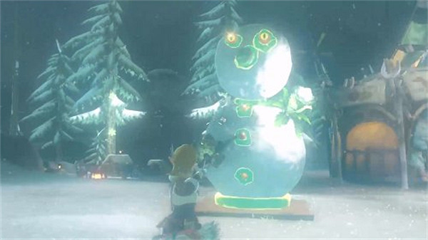 相當應景!歐任官方用《塞爾達傳說：王國之淚》堆雪人