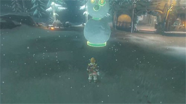 相當應景!歐任官方用《塞爾達傳說：王國之淚》堆雪人