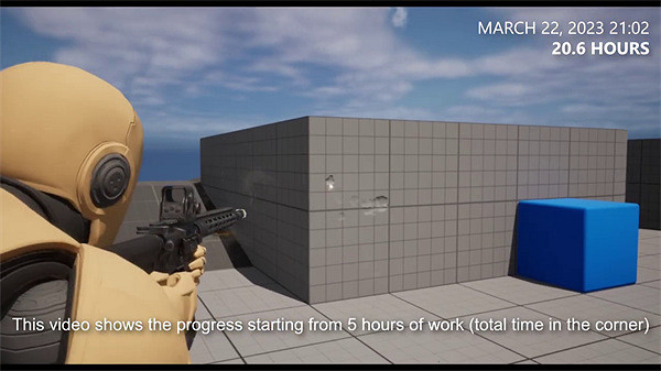 模仿《浩劫前夕》預告單人開發者展示短片製作進度 模仿《浩劫前夕》預告單人開發者展示短片製作進度