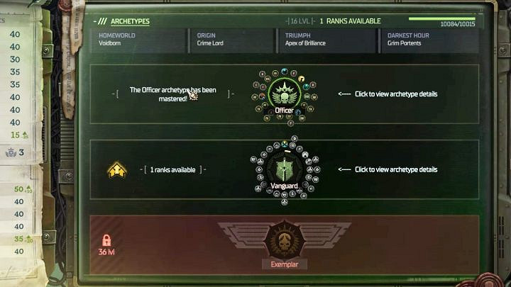 《戰鎚40K行商浪人》角色最高等級介紹 《戰鎚40K行商浪人》角色最高等級介紹