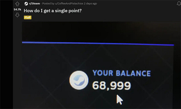 成人之美修得圓滿 G胖贈送玩家Steam點數1點湊成整數