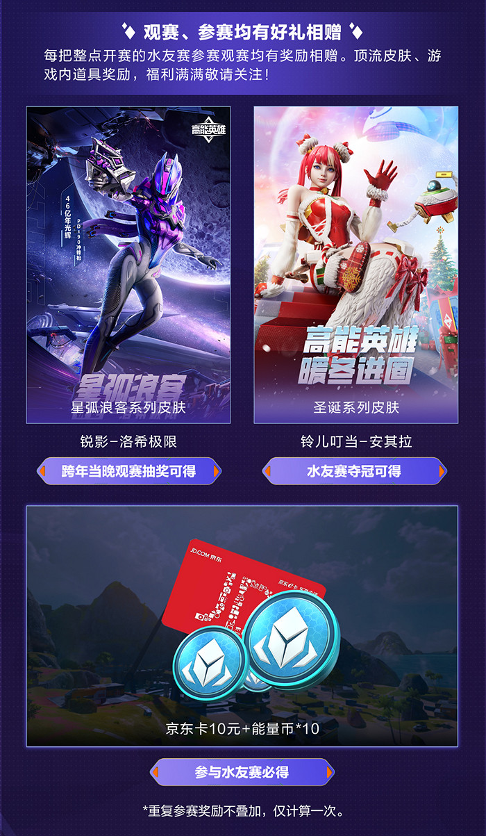 《高能英雄》“盲盒”派對陪你高能跨年！水友狂歡賽，福利不斷！