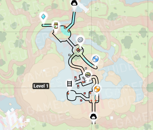 《寶可夢朱紫》火光迷宮地圖一覽 《寶可夢朱紫》火光迷宮地圖一覽