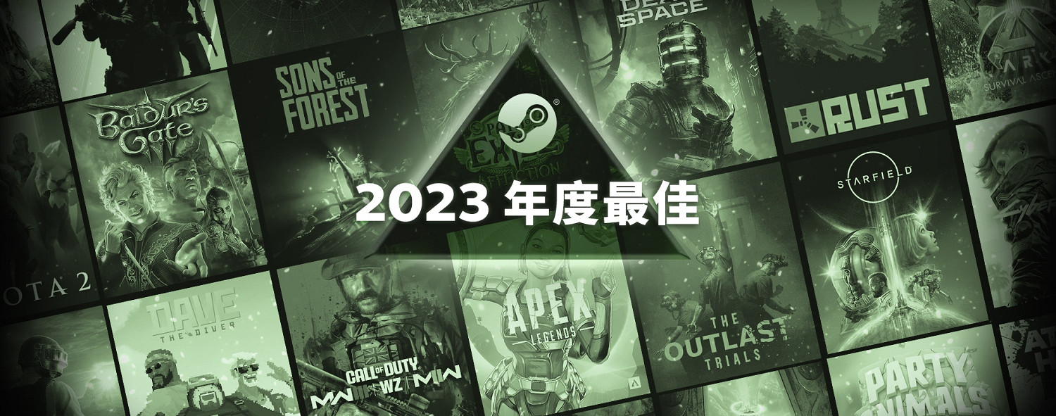 Steam 2023年四大最成功的遊戲：同時獲得三個鉑金！