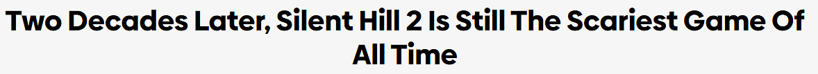 外媒表示:《沉默之丘2》仍是二十年來最恐怖的遊戲! 外媒表示:《沉默之丘2》仍是二十年來最恐怖的遊戲!