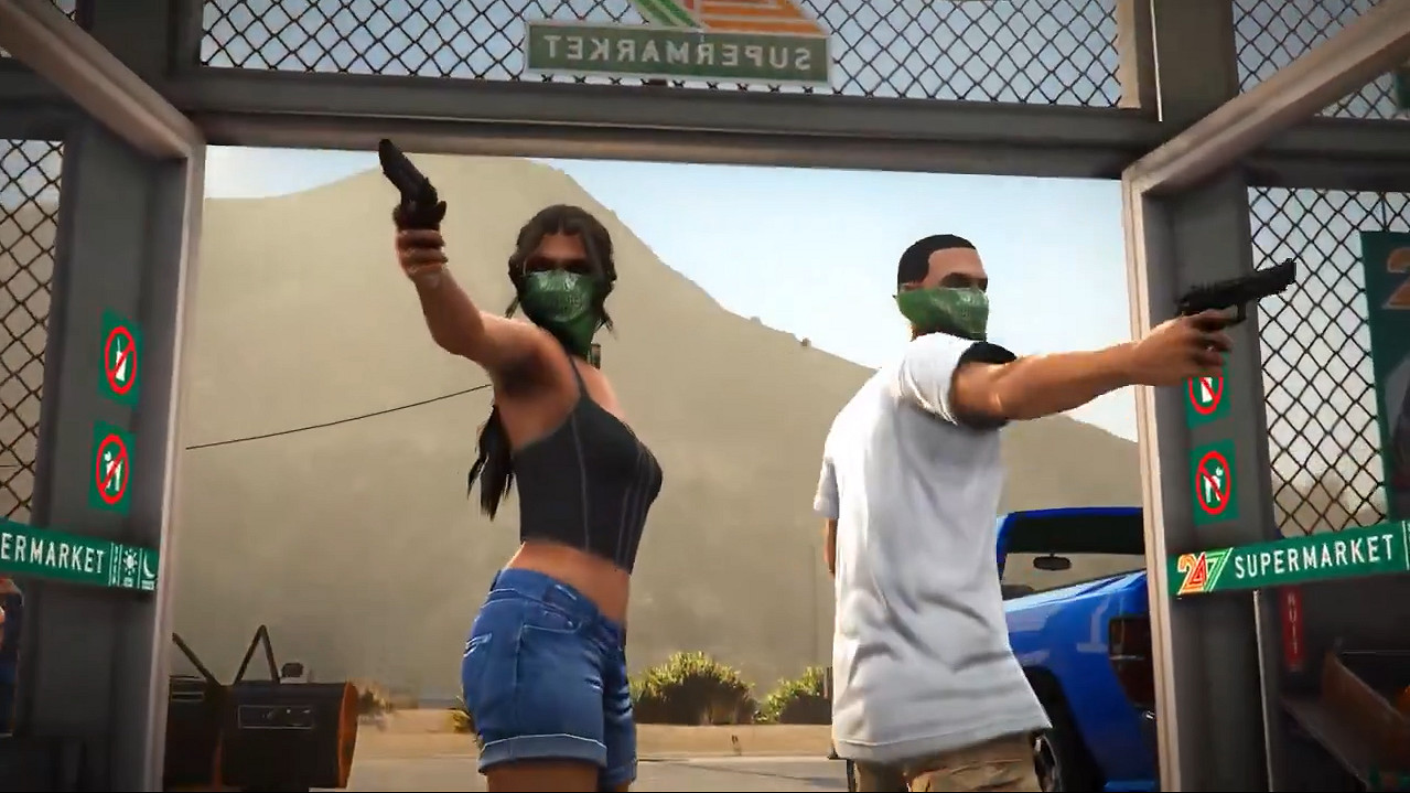 就是內味！粉絲使用《三男一狗5》復刻《GTA6》預告片