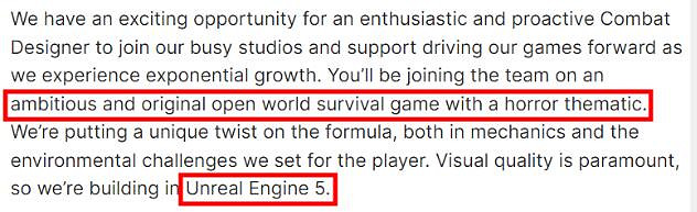 CI Games正預備開發一款開放世界生存遊戲