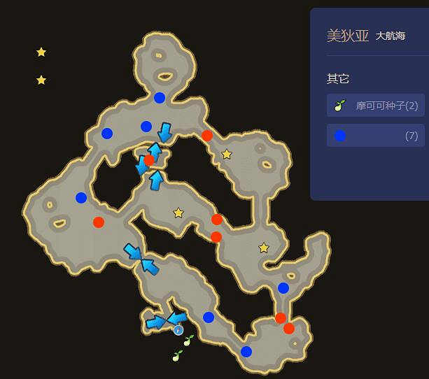 《命運方舟》最新摩可可種子地圖大全