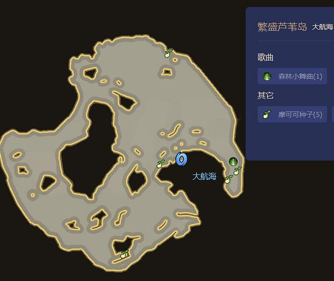 《命運方舟》繁盛蘆葦島摩可可位置攻略