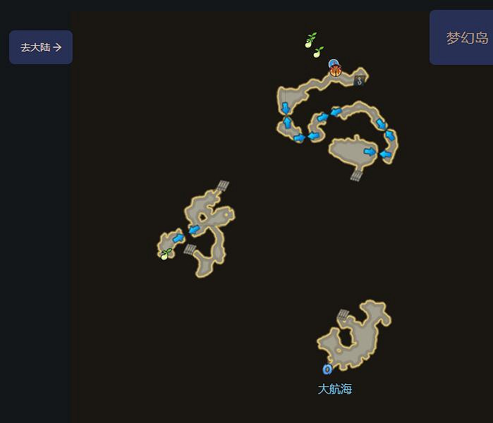 《命運方舟》夢幻島摩可可位置攻略