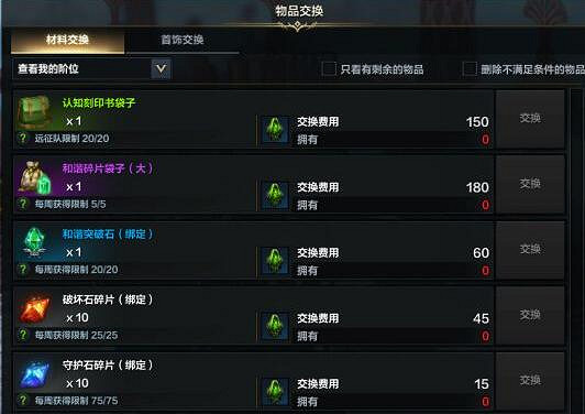 《命運方舟》材料獲取方法