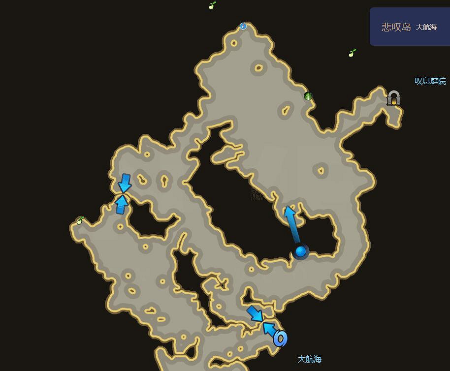 《命運方舟》悲歎島摩可可位置攻略 《命運方舟》悲歎島摩可可位置攻略