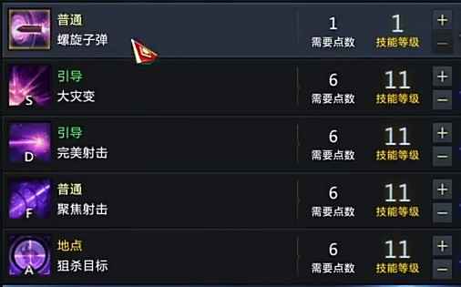 《命運方舟》女槍技能加點推薦 《命運方舟》女槍技能加點推薦