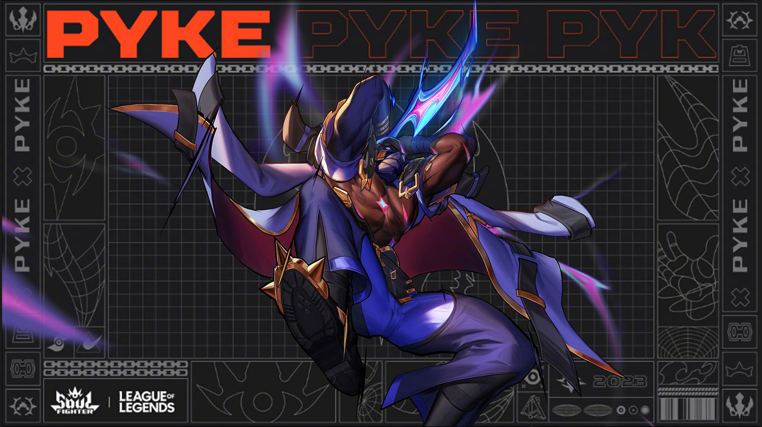 《英雄聯盟》“鬥魂覺醒”模式全新皮膚kv圖公開！