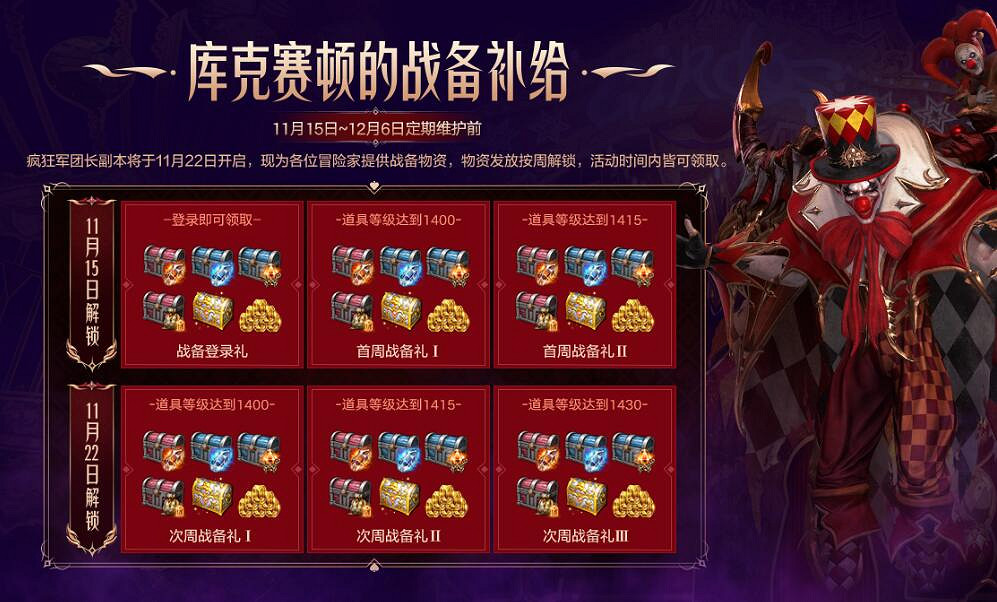 《命運方舟》瘋狂軍團長版本更新一覽