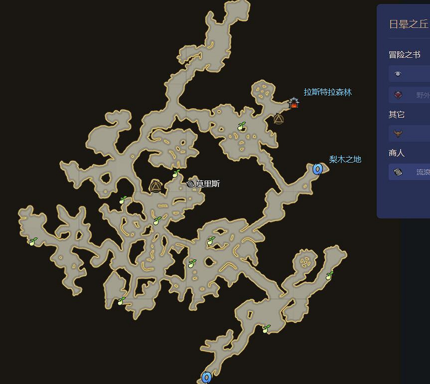《命運方舟》日暈之丘摩可可位置攻略 《命運方舟》日暈之丘摩可可位置攻略