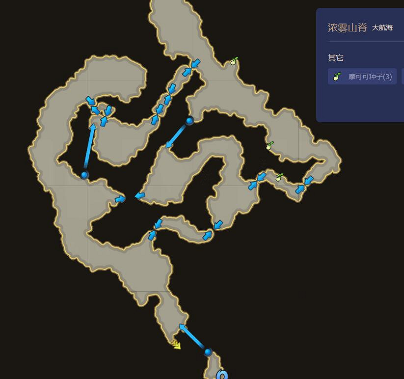 《命運方舟》濃霧山脊摩可可位置攻略 《命運方舟》濃霧山脊摩可可位置攻略