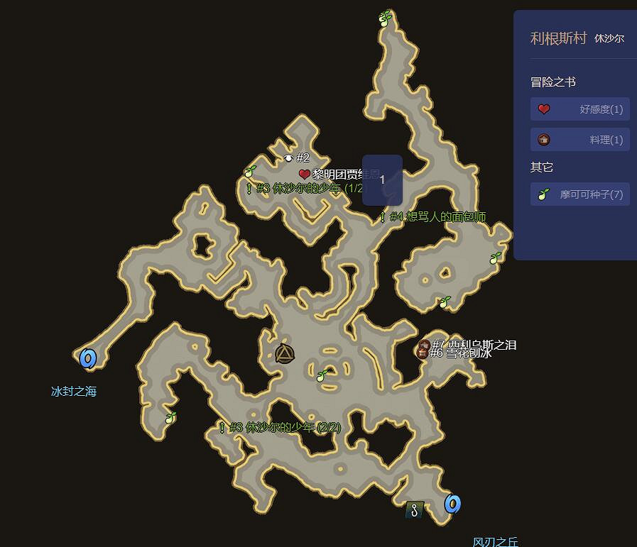 《命運方舟》利根斯村摩可可位置攻略 《命運方舟》利根斯村摩可可位置攻略